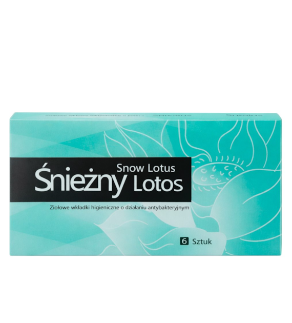 ŚNIEŻNY LOTOS 6 sztuk - ziołowe wkładki higieniczne o działaniu antybakteryjnym