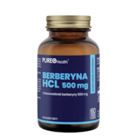 PUREO HEALTH Berberyna HCL 500 mg, 60 kaps.