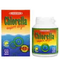 Chlorella algi prasowane 500tabl. (broken cell wall) MERIDIAN