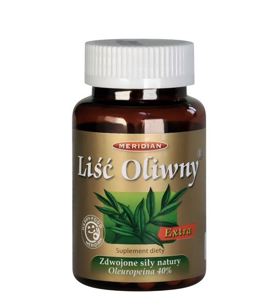 Liść oliwny extra 40% 60kaps. MERIDIAN