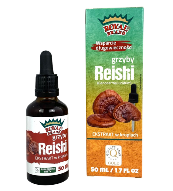 Ekstrakt z grzybów reishi 50ml ROYAL BRAND