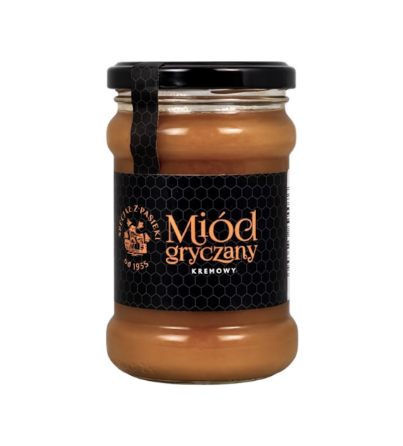Miód kremowy gryczany 380g SPECJAŁ Z PASIEKI