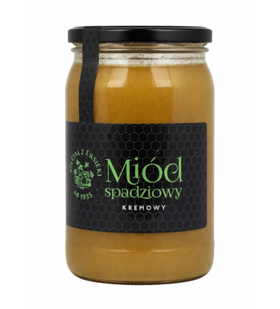 Miód kremowy spadziowy 650g SPECJAŁ Z PASIEKI