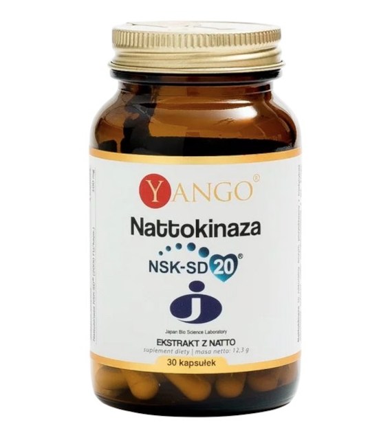YANGO Nattokinaza - NSK-SD20 100mg, 30 kaps.