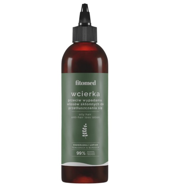 Wcierka przeciw wypadaniu włosów skłonnych do przetłuszczania się 200g FITOMED