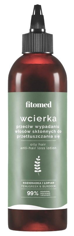 Wcierka przeciw wypadaniu włosów skłonnych do przetłuszczania się 200g FITOMED