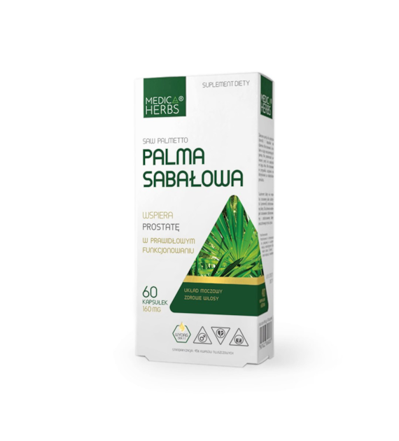 MEDICA HERBS Palma Sabałowa 160mg, 60 kaps.