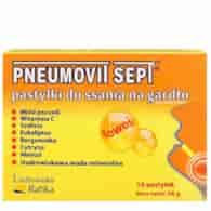 GORVITA Pneumovit sept pastylki na gardło x16