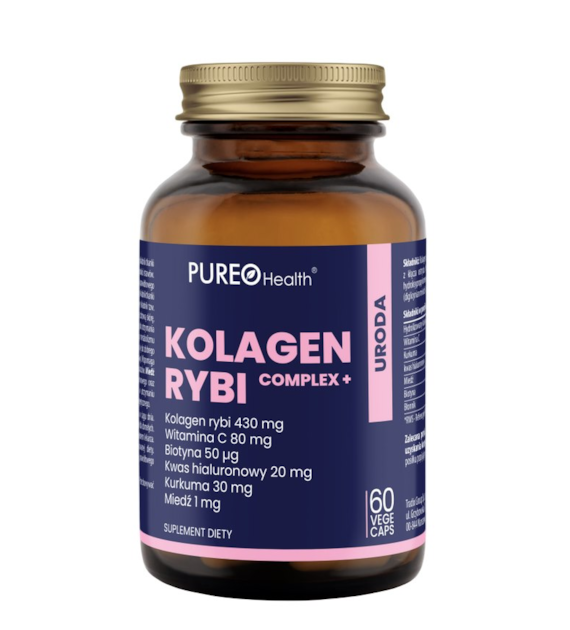 PUREO HEALTH Kolagen rybi COMPLEX+ 60 kaps.