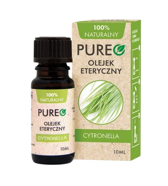 PUREO Naturalny olejek eteryczny Cytronellowy 10 ml