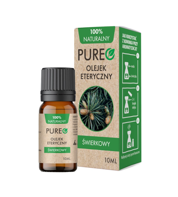 PUREO Naturalny olejek eteryczny Świerkowy 10 ml