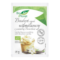 BIO PLANET Budyń o smaku waniliowym z wanilią Bourbon BIO 38g