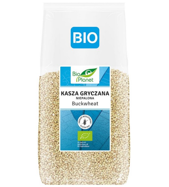 BIO PLANET Kasza gryczana niepalona bezglutenowa BIO 500g