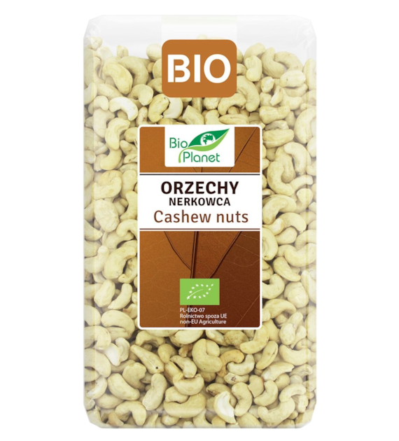 BIO PLANET Orzechy nerkowca BIO 1kg