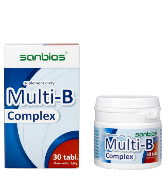 SANBIOS Multi-B-Complex 30 tabl.