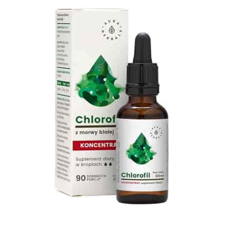 AURA HERBALS Chlorofil z morwy bialej - koncentrat 30ml