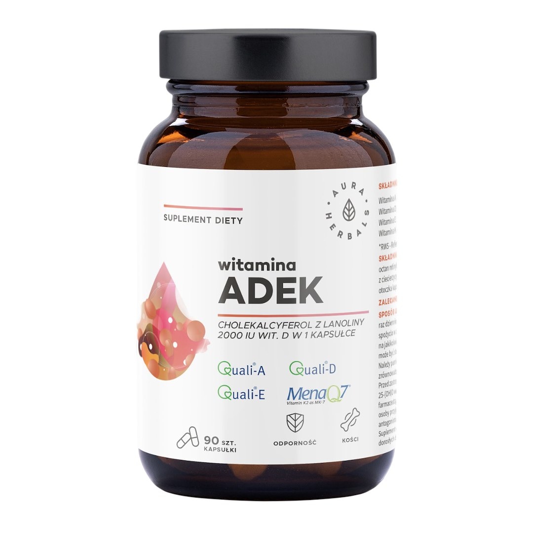 AURA HERBALS Witamina ADEK 90 kaps.