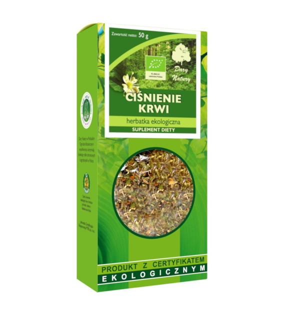 Herbatka Ciśnienie krwi BIO 50g DARY NATURY