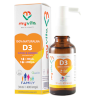 MyVita Witamina D3 Family Dzieci & Dorośli - krople 30ml