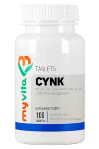 MyVita Cynk - glukonian 15mg, 100tabl.