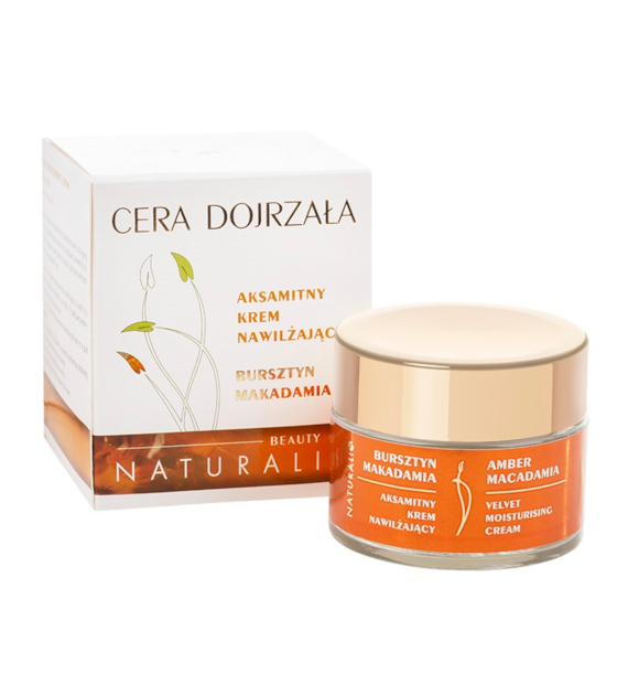 CERA DOJRZAŁA Krem nawilżający bursztyn, makadamia 50ml NATURALIS