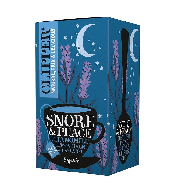 CLIPPER Herbatka Snore & Peace z melisą i lawendą BIO 20*1,5g