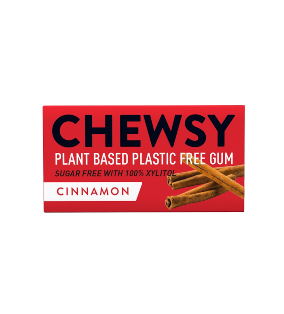CHEWSY Gumy do żucia o smaku cynamonowym z ksylitolem 15g (10 gum)