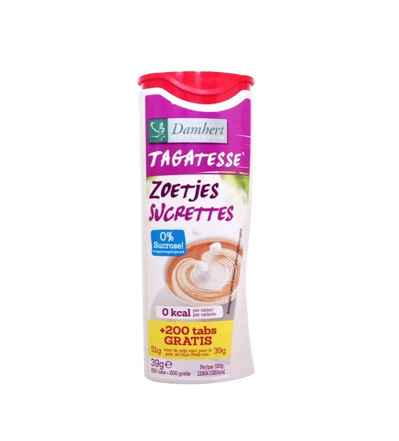 Tagatesse - słodzik na bazie tagatozy 650 tabletek DAMHERT