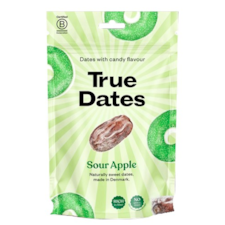 TRUE DATES Sour Apple 100g - daktyle o smaku kwaśnego jabłka