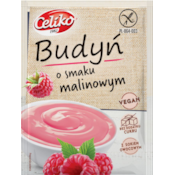 Budyń o smaku malinowym bezglutenowy bez dodatku cukru 40g CELIKO