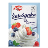 Śnieżynka deser typu bita śmietana w proszku bezglutenowa wegańska 50g CELIKO