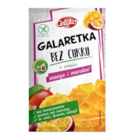 Galaretka o smaku mango i marakui bez cukru bezglutenowa 14g CELIKO
