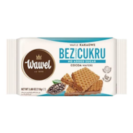 Wafle kakaowe bez dodatku cukru 110g WAWEL