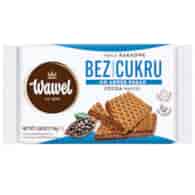 Wafle kakaowe bez dodatku cukru 110g WAWEL