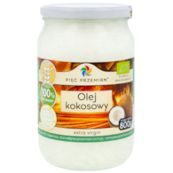 PIĘĆ PRZEMIAN Olej kokosowy BIO extra virgin 800g