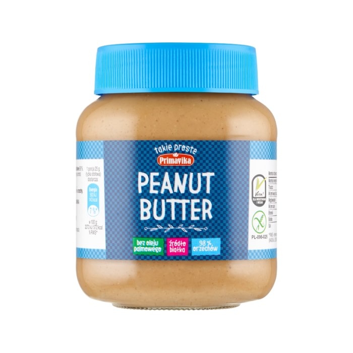 PRIMAVIKA Masło orzechowe naturalne 350g