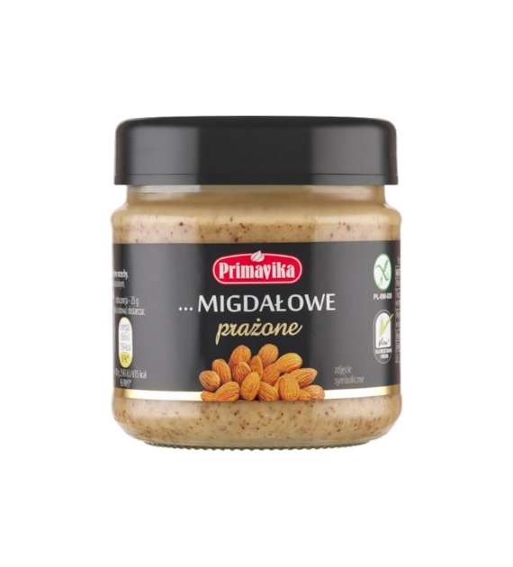 PRIMAVIKA Masło migdałowe prażone 185g