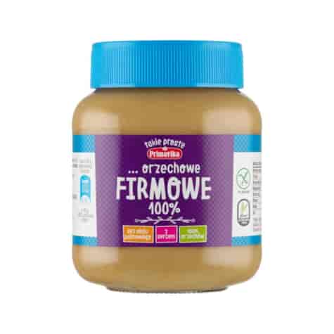PRIMAVIKA Masło orzechowe Firmowe 100% 350g