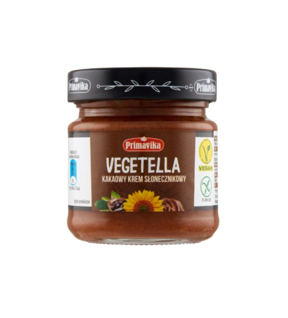 PRIMAVIKA Vegetella kakaowy krem słonecznikowy 160g