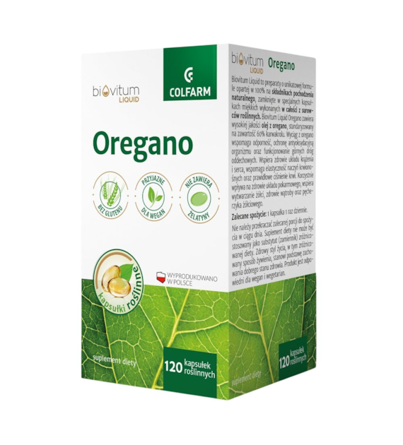 COLFARM Biovitum Oregano 120 kaps.