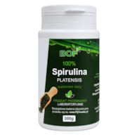 100% Spirulina Platensis 300g (200mg, 1500tabl.) BOF