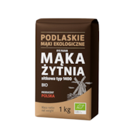 Mąka żytnia sitkowa typ 1400 BIO 1kg BIOLIFE - PODLASKIE EKOLOGICZNE