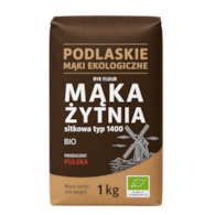 Mąka żytnia sitkowa typ 1400 BIO 1kg BIOLIFE - PODLASKIE EKOLOGICZNE