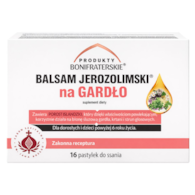 Balsam Jerozolimski na gardło 16 pastylek do ssania PRODUKTY BONIFRATERSKIE