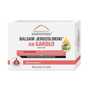 Balsam Jerozolimski na gardło 16 pastylek do ssania PRODUKTY BONIFRATERSKIE