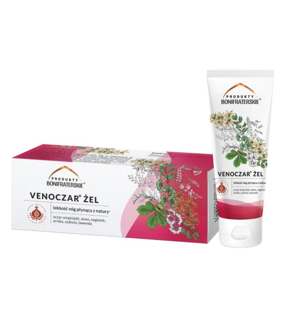 Venoczar żel lekkość nóg 75g PRODUKTY BONIFRATERSKIE