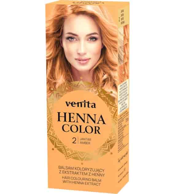 VENITA henna tuba nr 2 jantar 75ml - balsam koloryzujący