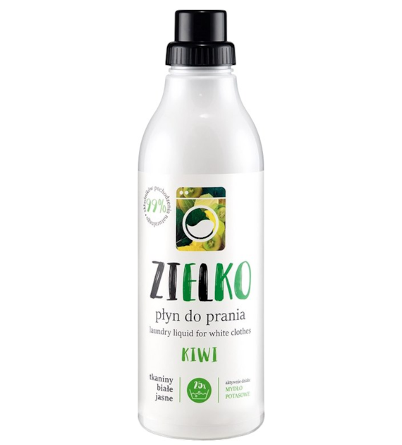ZIELKO Płyn do prania tkanin białych i jasnych - kiwi 1000ml