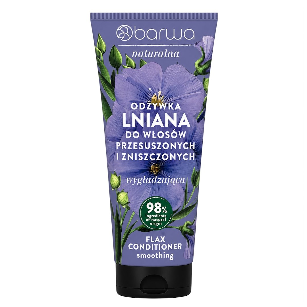 Odżywka lniana w tubie do włosów przesuszonych i zniszczonych 200ml BARWA NATURALNA