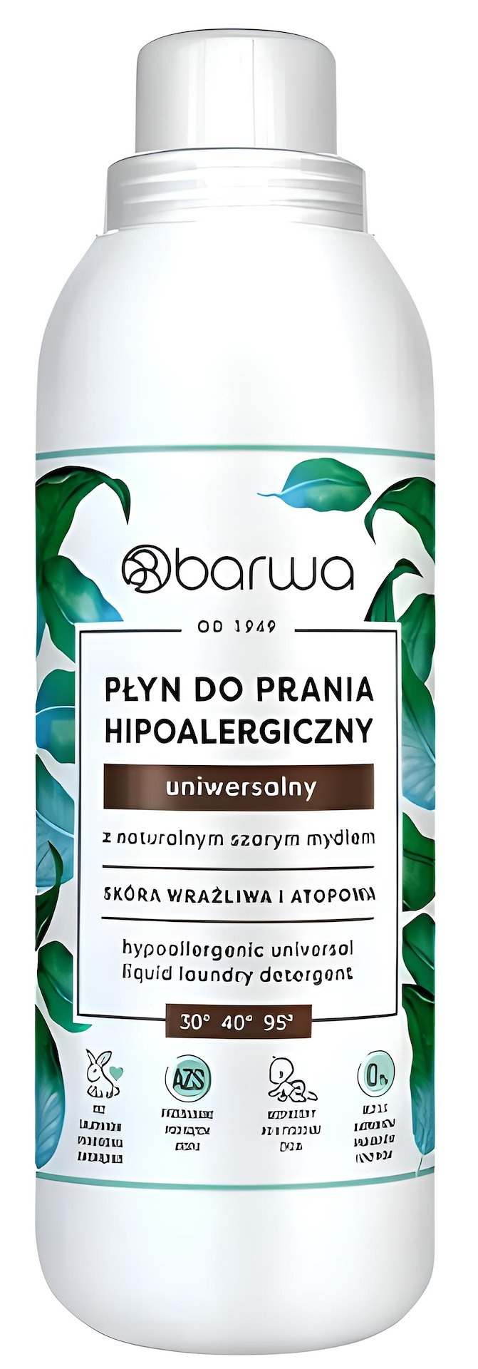 Hipoalergiczny płyn do prania z szarym mydłem 1000ml BARWA